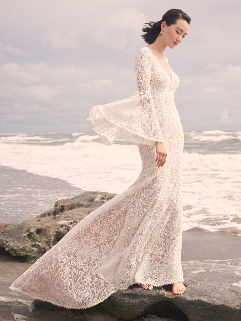 Sottero and Midgley Wedding Dress - Benson All lace fit n flare weddin –  Bridal Temptations Inc.